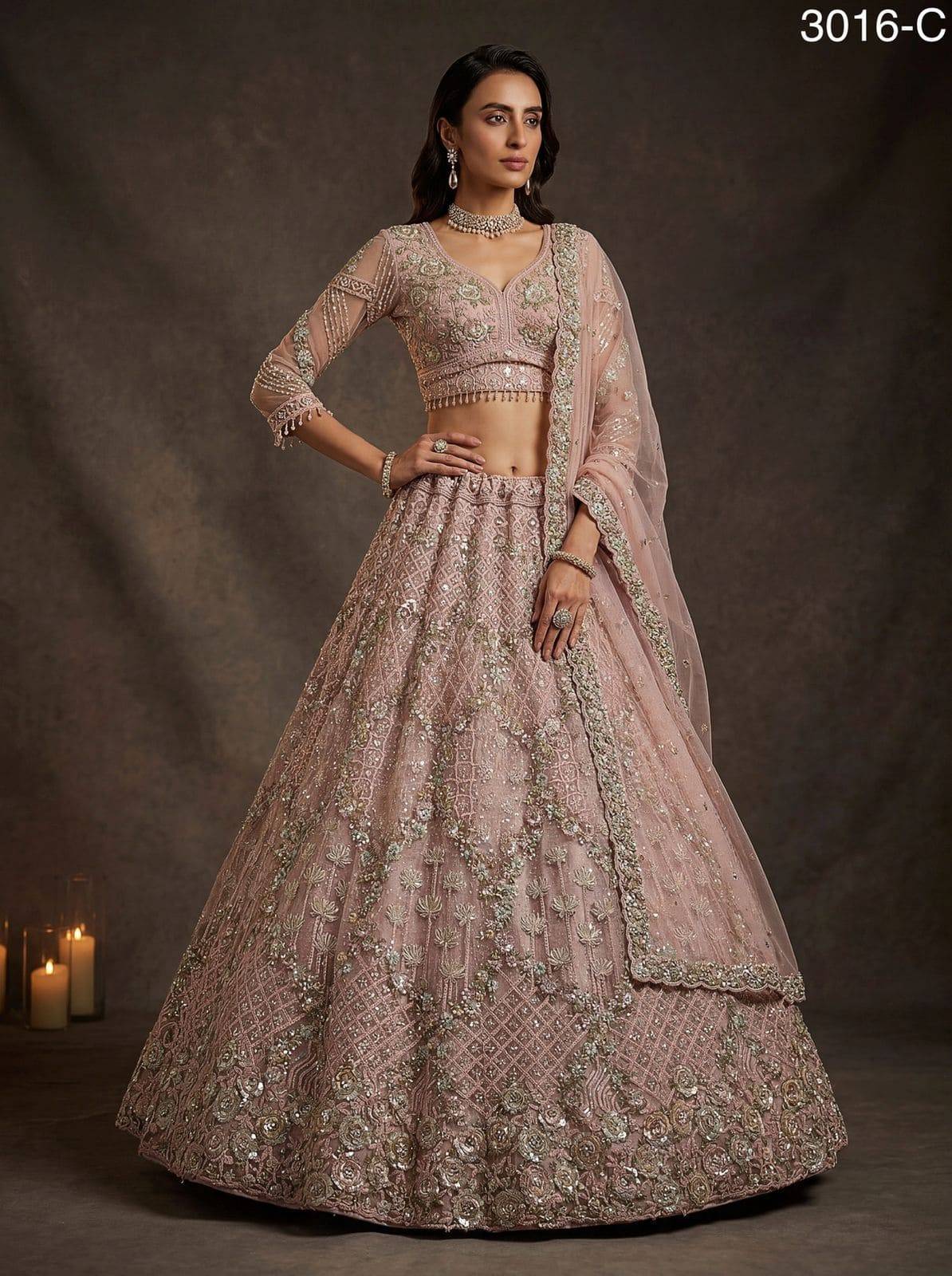 3016 BY FASHID Indian Traditional Wear Bridal Collection Beautiful Stylish Fancy Colorful Bridal Wear & Occasional Wear Fancy Lehengas At Wholesale Price